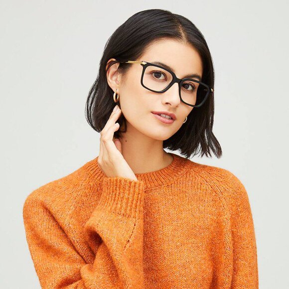 Bottega Veneta BV1009O 004 Square Eyeglasses – Burgundy/Gold 54mm - Picture 3 of 11